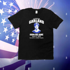Conor Garland 400Th Game April 8 2024 Canucks Vs Golden Knights T-Shirt