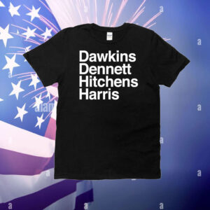 Dawkins Dennett Hitchens Harris T-Shirt
