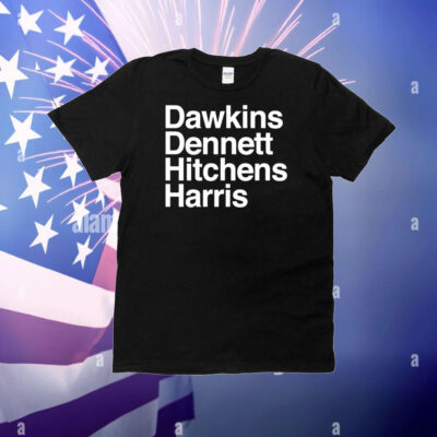 Dawkins Dennett Hitchens Harris T-Shirt