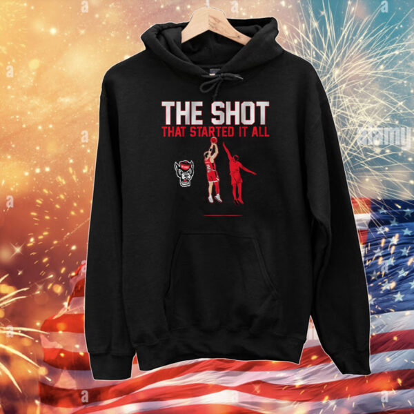 NC State Basketball: Michael O'Connell The Shot that Started It All Tee Shirts