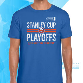 New York Islanders 2024 Stanley Cup Playoffs Crossbar Tri-Blend T-Shirt