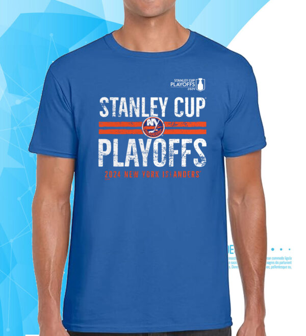 New York Islanders 2024 Stanley Cup Playoffs Crossbar Tri-Blend T-Shirt