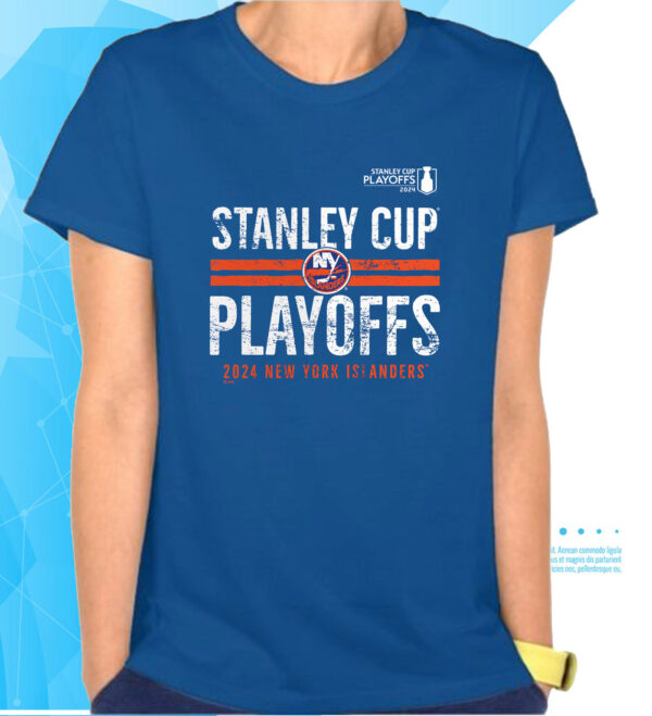 New York Islanders 2024 Stanley Cup Playoffs Crossbar Tri-Blend T-Shirts