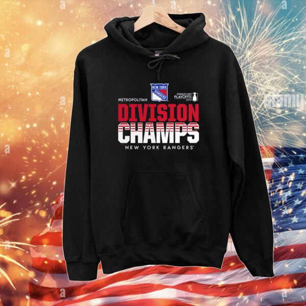 New York Rangers 2024 Metropolitan Division Champions T-Shirts