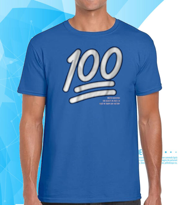 Nikita Kucherov: 100 Assists TShirt