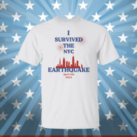 Official I Survived The New York Earthquake April 5th 2024 Shirt