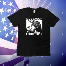 Punkwithacamera Live Laugh Lobotomy Spade Ink T-Shirt
