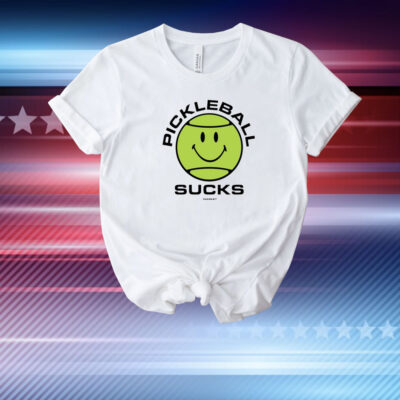 Smiley Pickleball Sucks T-Shirt