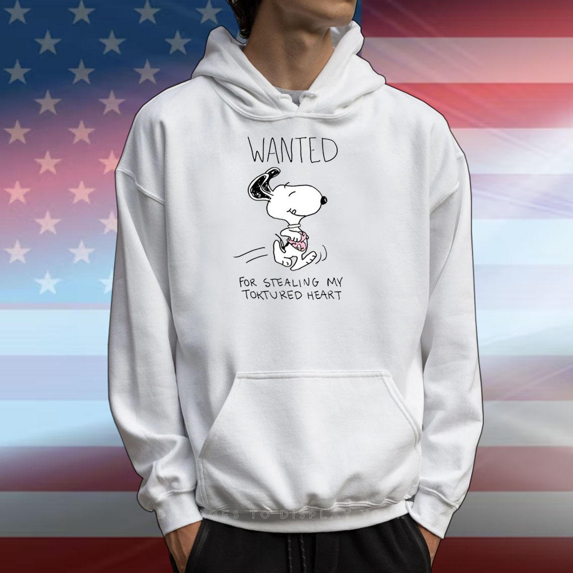 Snoopy Wanted For Stealing My Tortured Heart T-Shirts