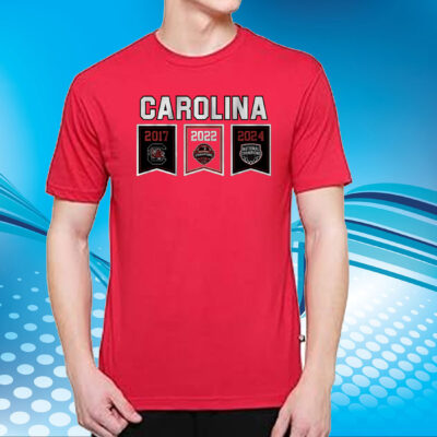 South Carolina Women's Basketball: 2024 Championship Banners T-Shirt
