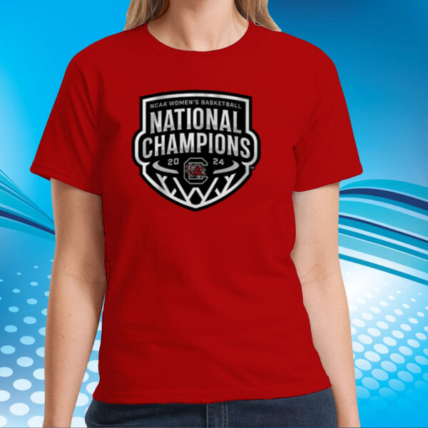 South Carolina Women's Basketball: 2024 National Champions Logo T-Shirts