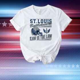 St. Louis Battlehawks: Retro Kaw is the Law T-Shirt
