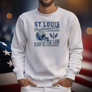 St. Louis Battlehawks: Retro Kaw is the Law Tee Shirts