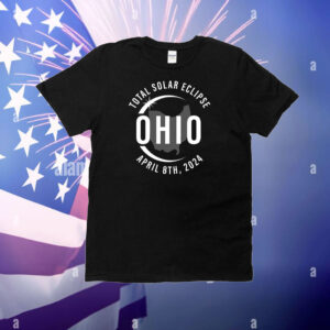Total Solar Eclipse Ohio, April 8 2024 America T-Shirt