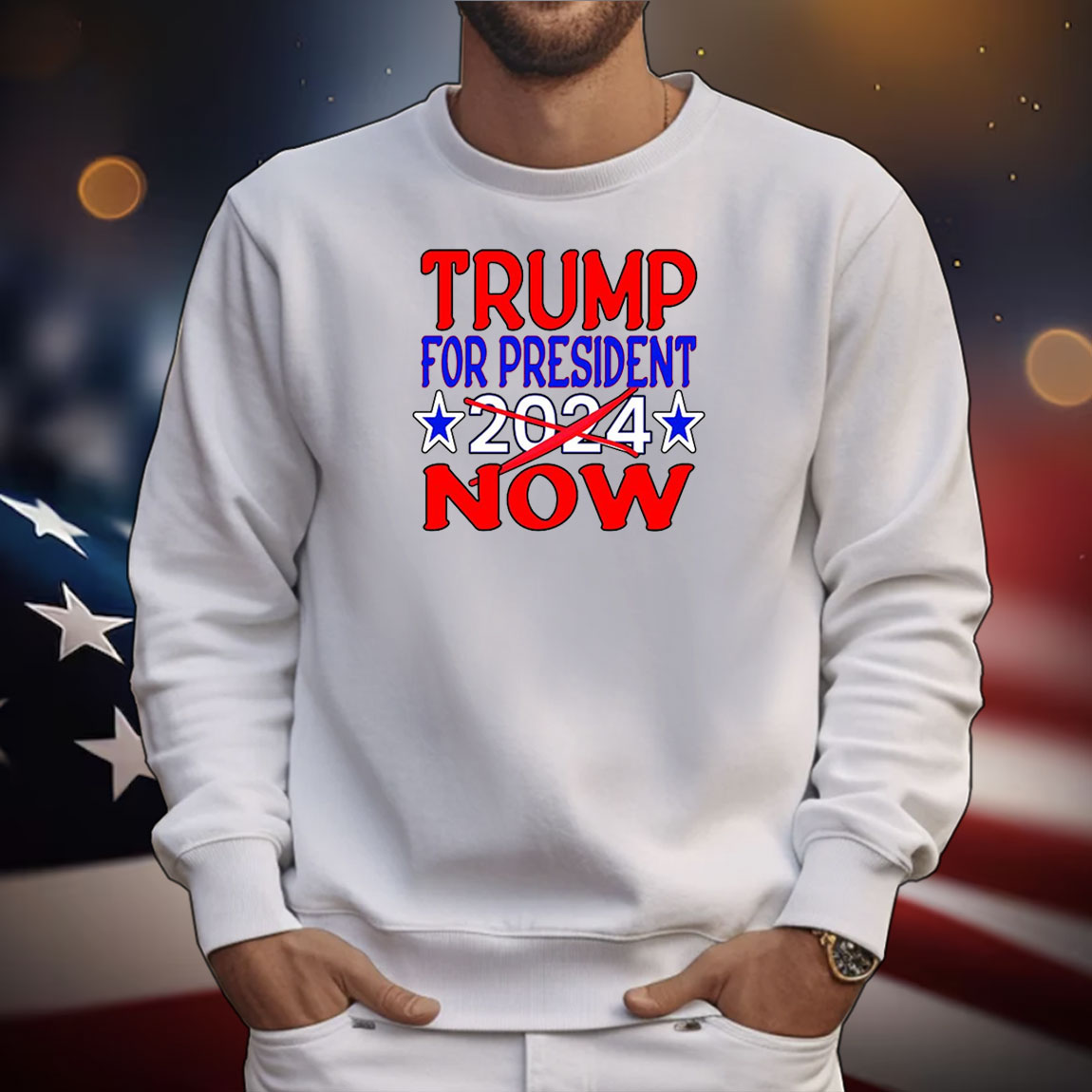 Trump For President Now Not In 2024 Tee Shirts
