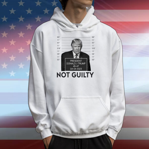 Trump not guilty Donald Trump Tee shirts