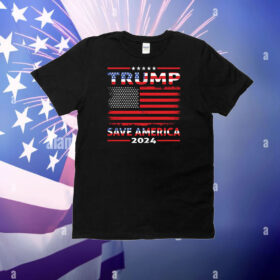 Trump save america 2024 illustration T-Shirt