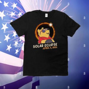 Winnie Pooh Total Solar Eclipse,April 8Th 2024 T-Shirt