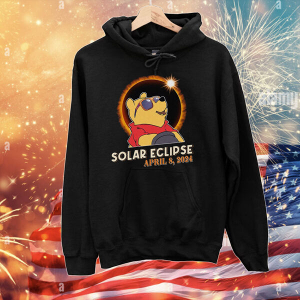 Winnie Pooh Total Solar Eclipse,April 8Th 2024 T-Shirts