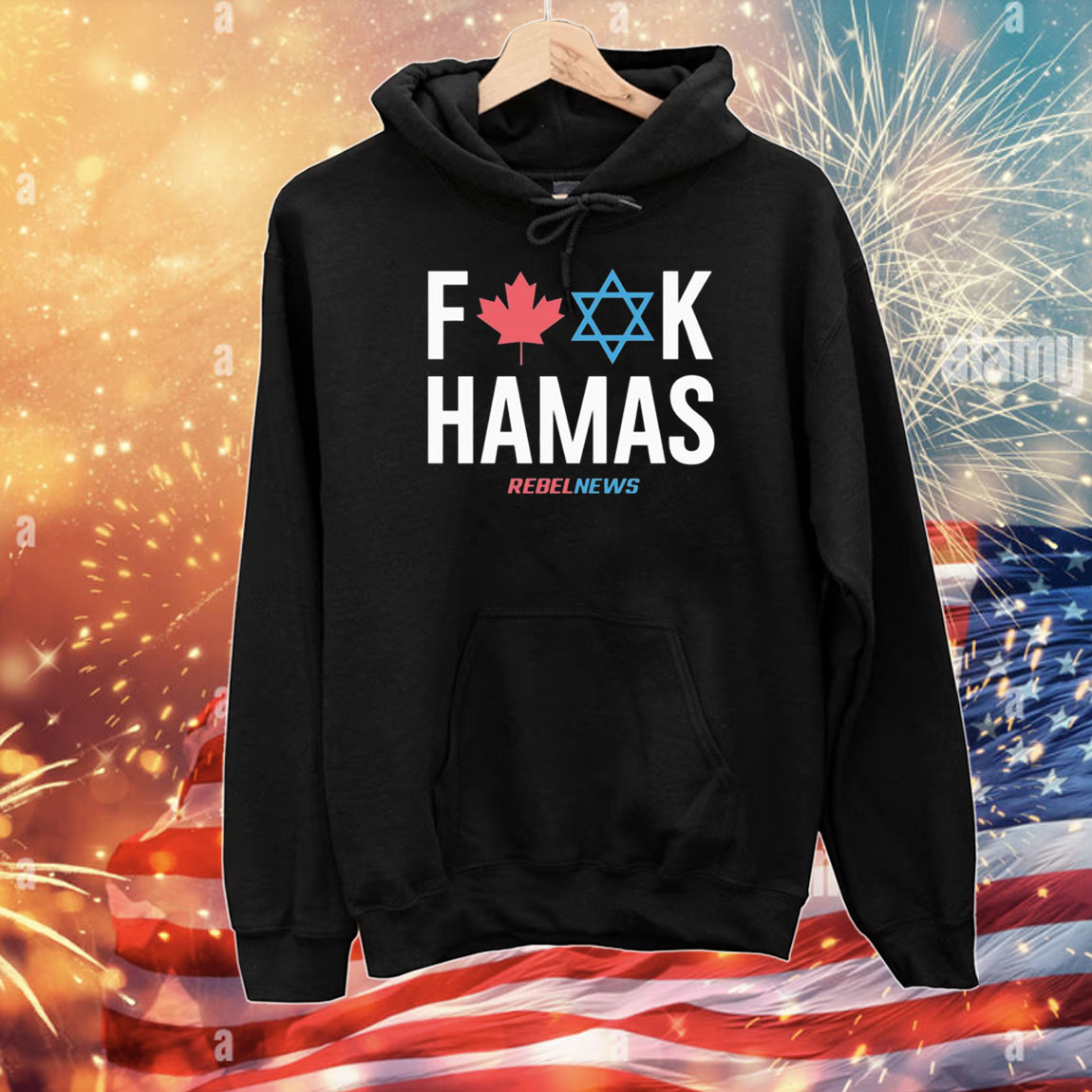 Yanky Pollak Rebel News Fuck Hamas T-Shirts