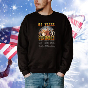 66 Years Gunsmoke Thank You For The Memories T-Shirt