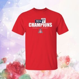 Arizona Wildcats B2024 Pac-12 Baseball Conference Tournament Champions Locker Room T-Shirt