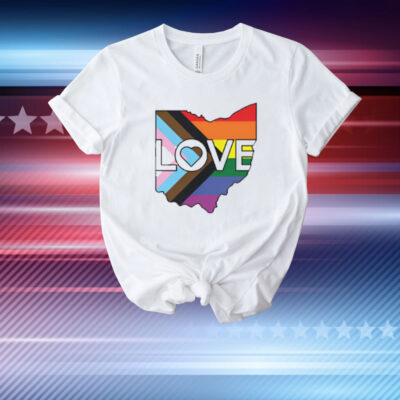 Cleco Ohio Love Progress Pride T-Shirt