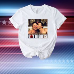 Gay Rights Elon Musk Kiss Mark Zuckerberg T-Shirt