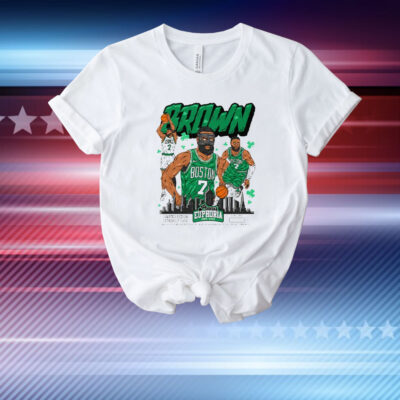 Jaylen Brown Boston Celtics Planet Euphoria T-Shirt