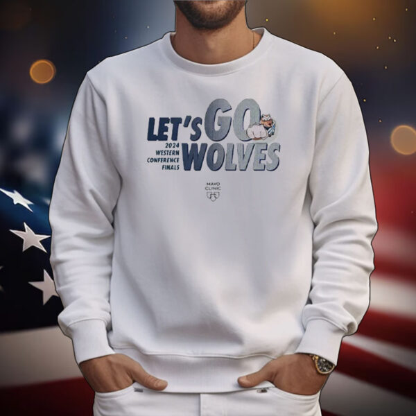 Let’s Go Wolves 2024 Western Conference Finals T-Shirt