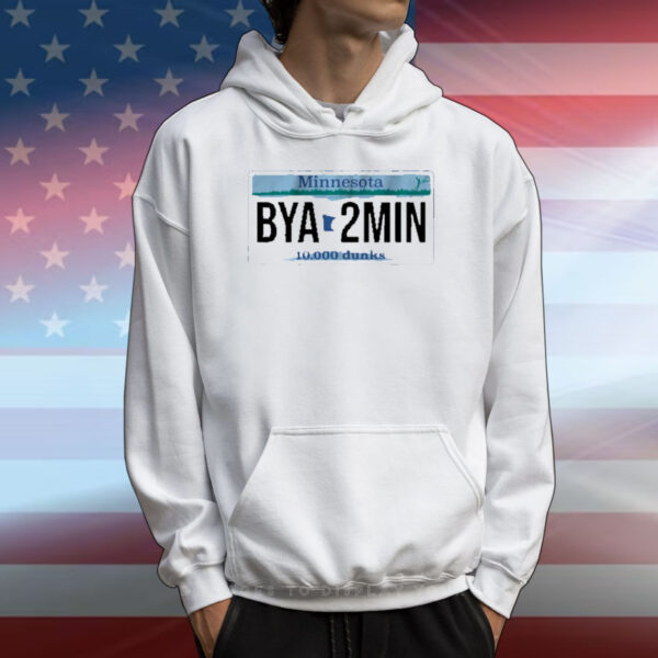 Minnesota: BYA2MIN License Plate T-Shirt