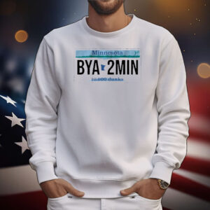 Minnesota: BYA2MIN License Plate T-Shirt