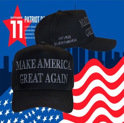 Never Surrender MAGA Dad Hat