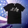Rashad Mccants wearing move around podcast T-Shirt