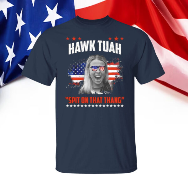 Hawk Tuah Spit On That Thing Presidential Utah Hoodie Shirt