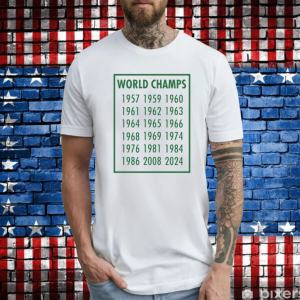 Boston Basketball 18 Time World Champions T-Shirt