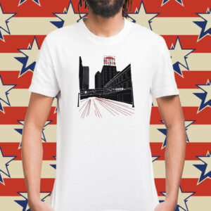 DES MOINES SKYLINE UMBRELLA T-SHIRT