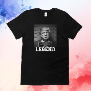 Donald Trump Mugshot Legend President 45-47 T-Shirt