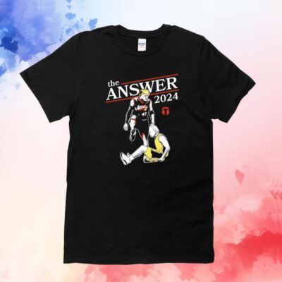 Donald Trump Vs Joe Biden The Answer 2024 T-Shirt