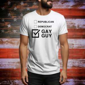 Katherine Krueger Republican Democrat Gay Guy Tee Shirt