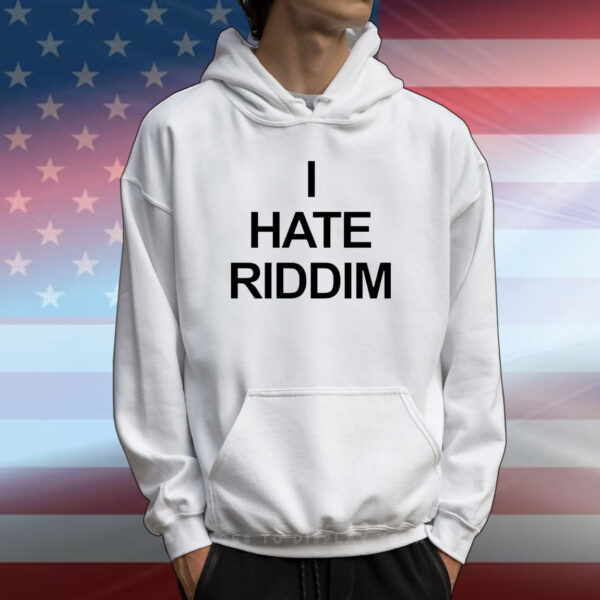 Mad Dubz wearing i hate riddim T-Shirt