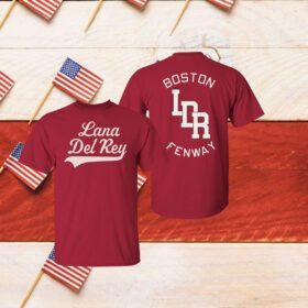Official Boston Lana Del Rey Red T-Shirt