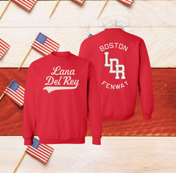 Official Boston Lana Del Rey Red T-Shirt
