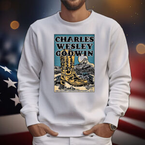 Official Poster Charles Wesley Godwin June 5 2024 The Lincoln Theatre Cheyenne WY T-Shirt