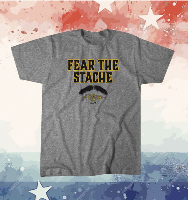 Official Paul Skenes Fear the Stache Pittsburgh TShirt