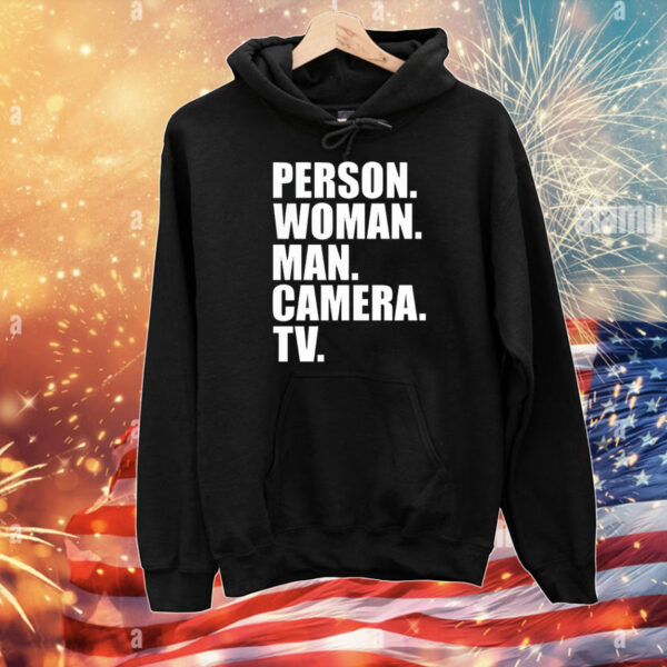 Person woman man camera tv T-Shirt