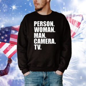 Person woman man camera tv T-Shirt