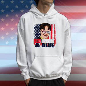 Red Dwight And Blue 4th Of July T-Shirt