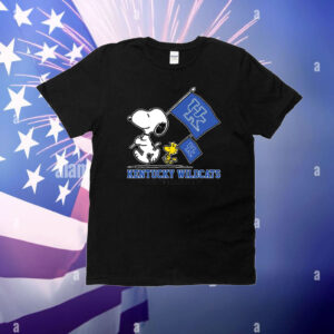 Snoopy Kentucky Wildcats Road To Oklahoma City flag T-Shirt