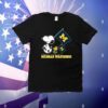 Snoopy Michigan Wolverines Road To Oklahoma City flag T-Shirt